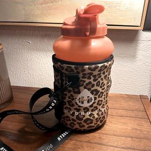 Pink and Cheetah Print Hydrojug